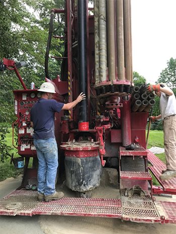 Well Water Trust drilling a well for a family in Louisiana